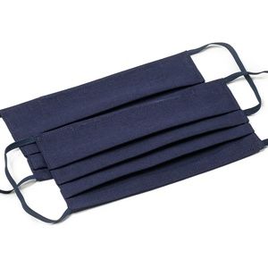 2 pk Navy Cloth Face Coverings, Masks